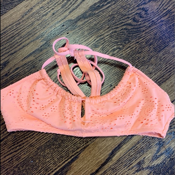 aerie Other - 3/$15 Aerie Orange Cut-Out Bikini Top